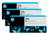 Картридж HP 771С струйный хроматический красный упаковка 3 шт (3*775 мл)