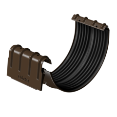 Соединитель желобов Stal Premium, каштан