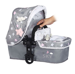 DeCuevas Коляска-трансформер для кукол 3в1 с рюкзаком серии 