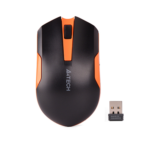 Компьютерная мышь A4Tech G3-200N Wireless Black+Orange