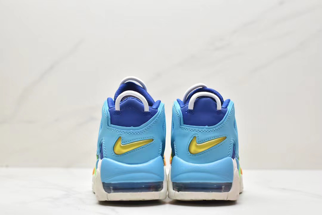 Air uptempo white and blue store
