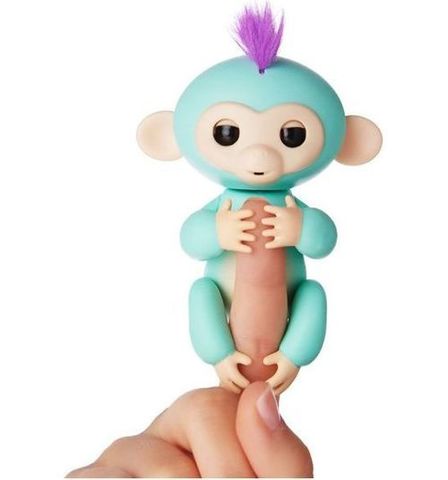 Интерактивная обезьянка Fingerlings Зоя зелёная