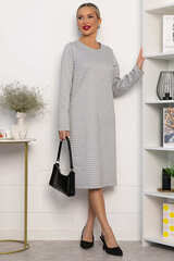 Платье трикотажное Лаурель (светло-серое) П14248-25М LT Collection