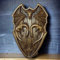 Силиконовый молд Щит Дракона