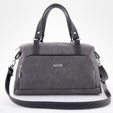 Сумка Саломея 130 македония серый + черный