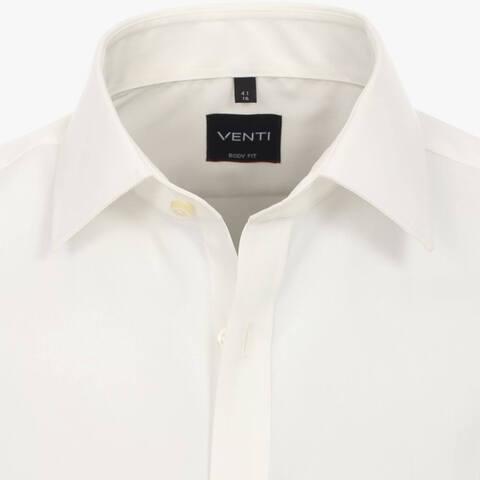 Сорочка мужская Venti Body Fit 001420-002 под костюм кремовая