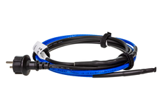 Саморегулирующийся нагревательный кабель Ридан Pipeheat-15, 2 м, 30 Вт с вилкой