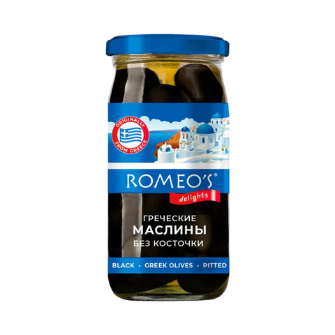 Маслины REMEOS DELIGHTS греческие без косточки 340г