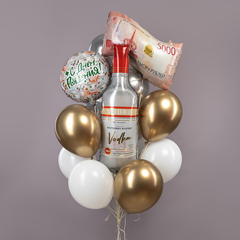 К Фигура, Фигура, Бутылка, Водка для настоящих мужчин, 37''/94 см, 1 шт.