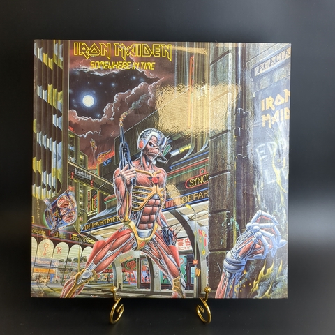 LP Iron Maiden - Somewhere In Time. Метал. Зарубежный рок. Виниловая пластинка 12 дюймов.