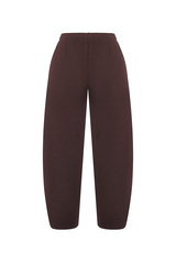 Штаны бананы утеплённые Баклажан