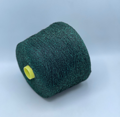 Бобинная пряжа, Cosmos, 1100м, 70% Вискоза, 30% Полиамид, Изумруд,шишибрики.37748