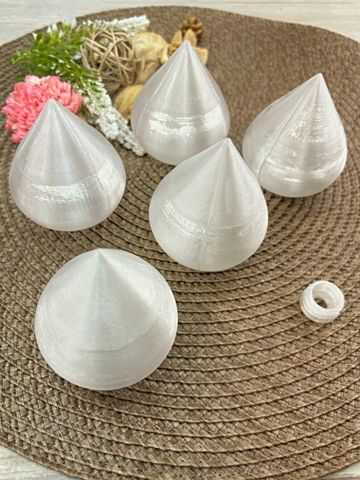 Плафон сферический конус на резьбе/ D6cм, H7,2см. Пластик (5шт)