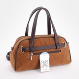 Сумка Саломея 361 эко-замша миндаль