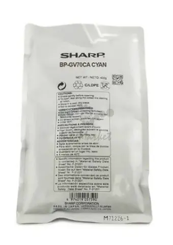 Девелопер голубой для Sharp BPGV70CA