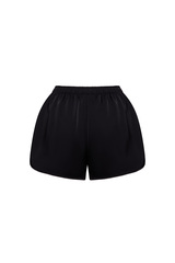 Шорты атласные Чёрный