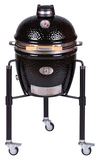 Гриль керамический Monolith Grill Junior Pro Serie 2.0 черный с подставкой