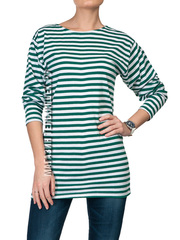 Купить Тельняшка летняя ФПС (зеленая полоса) ГОСТ МИНОБОРОНЫ в Магазине тельняшек