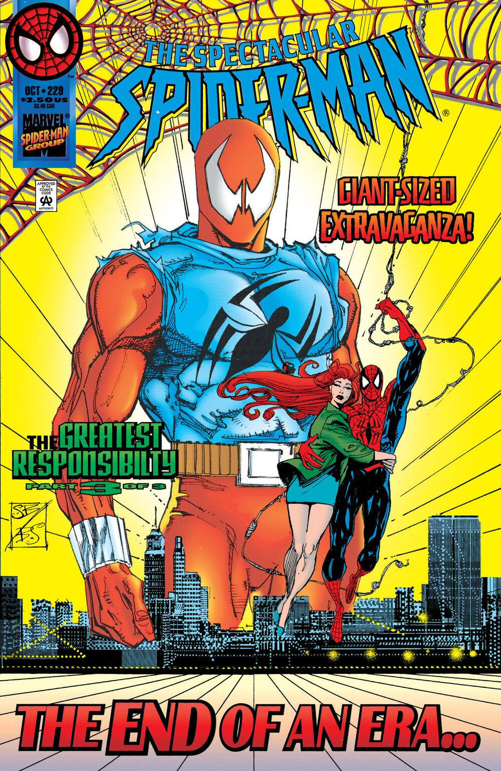 Spectacular Spider-Man #229 – купить по выгодной цене | Интернет-магазин  комиксов 28oi.ru