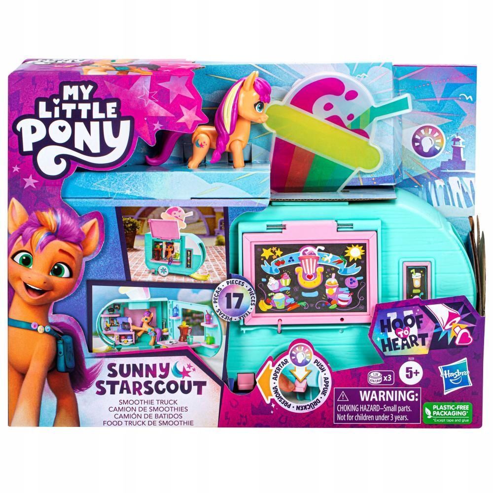 Фигурки My Little Pony Sunny Starscout и набор грузовик со смузи - с  фигуркой и аксессуарами F6339 купить в Москве | Доставка по России.