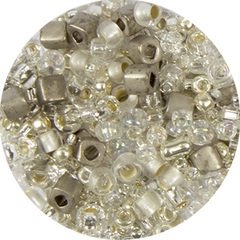 Бисер Япония "TOHO" MIX 7 25 г серебро