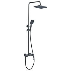 Стойка душевая со смесителем HAIBA HB24817-3 графит