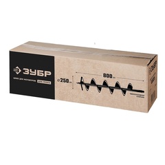 ЗУБР d 250 мм, грунт, шнек для мотобуров (7051-25)