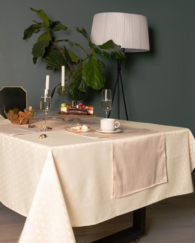 Скатерть 140х180 Sofi De MarkO Катрин кремовая