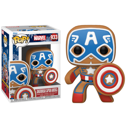 Funko POP! Marvel: Gingerbread Captain America (933)