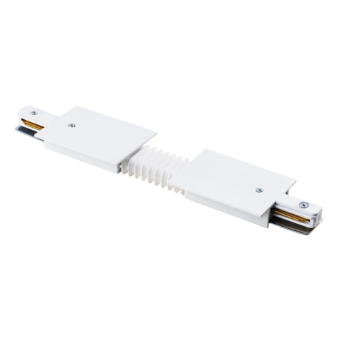 Соединитель регулируемый гибкий однофазный для встраиваемых треков Barra Lightstar 501156