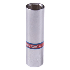 KING TONY (223512S) Головка торцевая глубокая шестигранная 1/4", дюймовая 3/8"