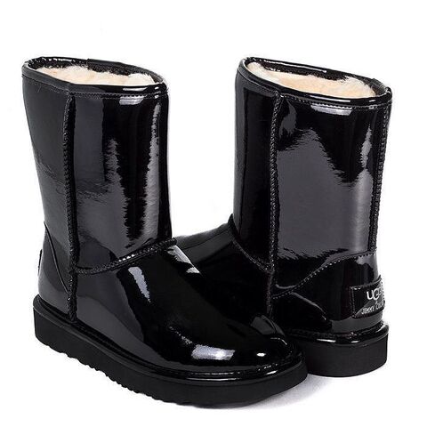 Ugg & Jimmy Choo Classic Patent Ii Black