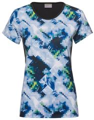 Женская теннисная футболка Head Mia T-Shirt W - sky blue/black