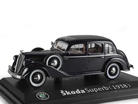 Skoda Superb 913 1938 black Abrex 1:43