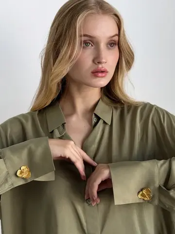 Запонки Гортензия