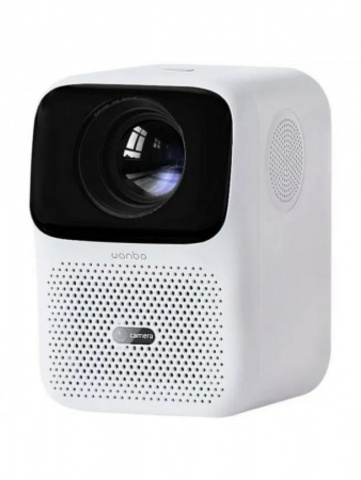 Проектор Wanbo Projector T4 white (LCD, 1920x1080, 450Lm, 1.25:1, 1500:1, Smart TV, Android 9.0, 1+16GB, HDMI, USB, Wi-Fi, BT) (6970885350221)