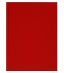 Ежедневник А5, 136 л. (136БВ-9088) КРАСНЫЙ бумвинил недатированный