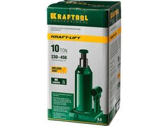 KRAFTOOL KRAFT-LIFT, 10 т, 230 - 460 мм, бутылочный гидравлический домкрат (43462-10)