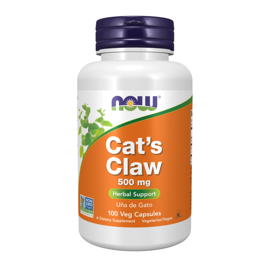 ЭкстракткорыКошачьегокогтя500мг,Cat'sClaw500mg,NowFoods,100капсул