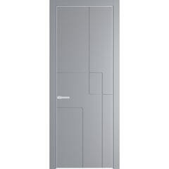 Межкомнатная дверь эмаль Profil Doors 3PE смоки глухая