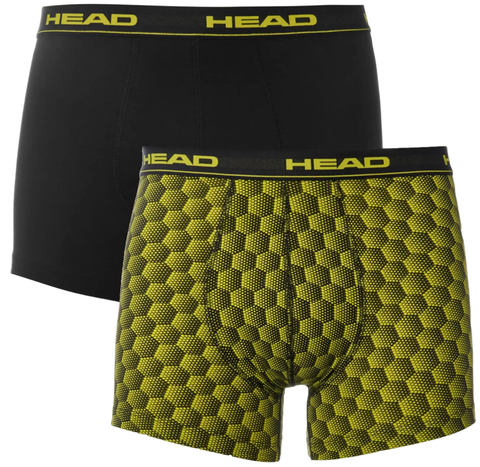 Боксерки теннисные Head Men's Boxer 2P - yellow/black