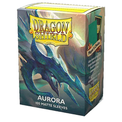 Dragon Shield Aurora - Бирюзовые матовые протекторы 100 штук