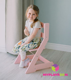 Растущий стульчик MYPLAYROOM™ к песочнице, розовый 2