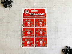 Кнопки KOH-I-NOOR №1 пр-во Чехия, d 8 мм, никель