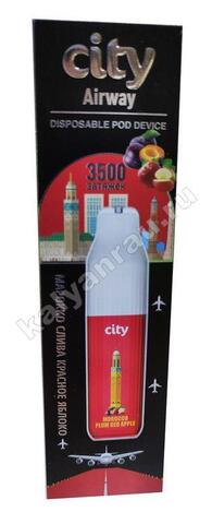 City Airway Morocco Слива Красное Яблоко 3500 затяжек