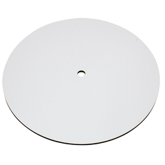 Подложка ЛХДФ 3мм с отверстием под ось Д16 белая