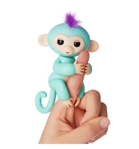 Интерактивная обезьянка Fingerlings Зоя зелёная
