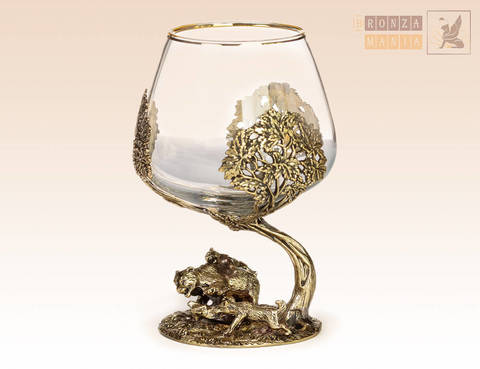 бокал Охота на медведя