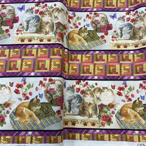 Ткань cats&quilts Benartex