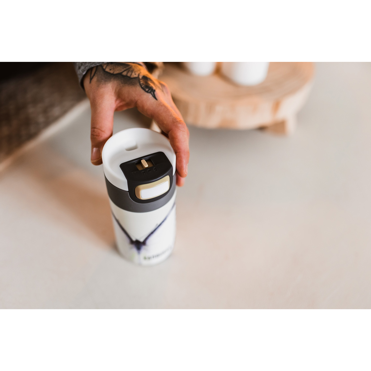 Термокружка Kambukka Etna (300 мл), Бабочка, арт. 11-01027 - фото 4